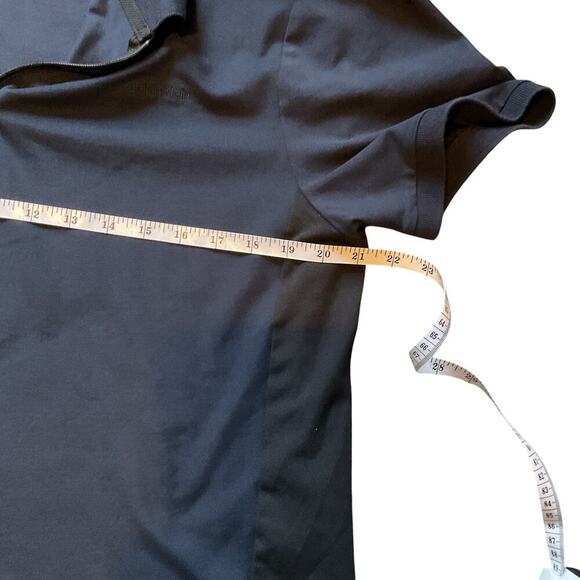 Calvin Klein Men’s Logo Quarter Zip. Short Sleeve. Sapphire Size Large - Picture 6 of 10